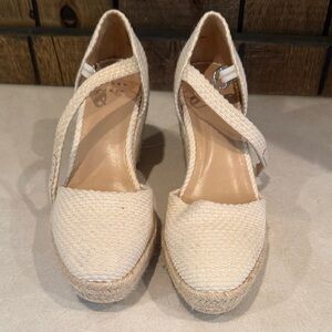 A New Day Cream Espadrille Wedges
